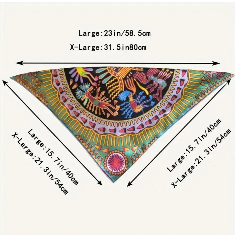 Double Sided Chicano Dog Bandana XL